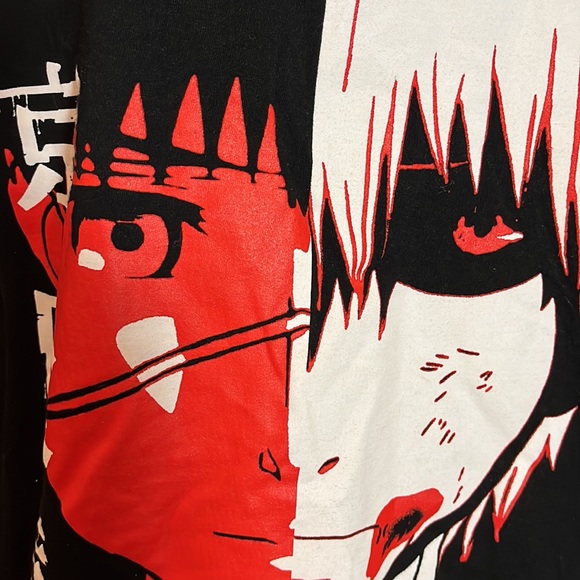 Vintage TOKYO GHOUL Size Large FunImation Graphic Tee Shirt Japan Anime NEW - Picture 10 of 12
